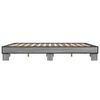 vidaXL Bed Frame without Mattress Grey Sonoma 160x200 cm