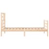 vidaXL Bed Frame without Mattress 100x200 cm Solid Wood