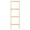 EISL Bathroom Shelf with 4 Compartments Bamboo 34x33x110 cm
