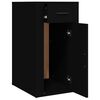 vidaXL Desk Cabinet Black 40x49x75 cm Engineered Wood