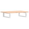 vidaXL Basin Shelf Wall Mounted Steel and Solid Wood Oak