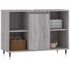 vidaXL Bathroom Cabinet Grey Sonoma 80x33x60 cm Engineered Wood