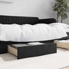 vidaXL Bed Drawers 2 pcs Black Engineered Wood and Velvet