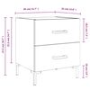 vidaXL Bedside Cabinets 2 pcs White 40x35x47.5 cm Engineered Wood