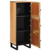 vidaXL Highboard with Drawer Brown 40 x 33 x 110 cm Solid Mango Wood