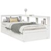 vidaXL Bookcase Bed without Mattress White 90x190cm Solid Wood Pine