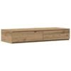vidaXL Bed Drawers Artisan Oak 80 x 36.5 x 16.5 cm Engineered Wood