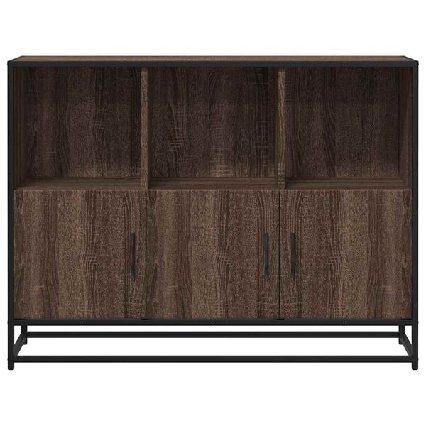 vidaXL Sideboard Brown Oak 100x35x76 cm Engineered Wood
