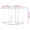 vidaXL Hanging Mosquito Net 156 Mesh White 220x200x210 cm