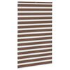 vidaXL Zebra Blind Brown 150x200 cm Fabric Width 145.9 cm Polyester