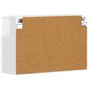 vidaXL Hanging Cabinet with Shelf High Gloss White 60 x 20 x 40 cm