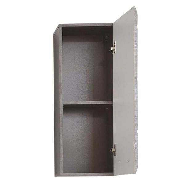 Trendteam Storage Wall Cabinet Line Smokey Silver