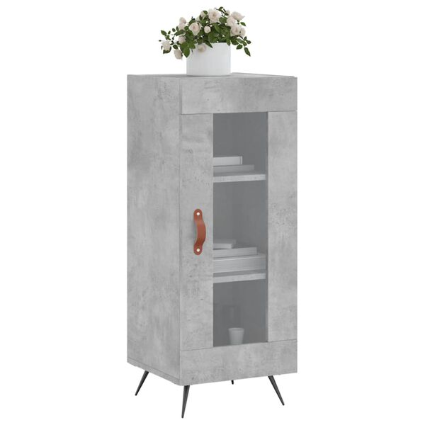 vidaXL Sideboard Concrete Grey 34.5x34x90 cm Engineered Wood