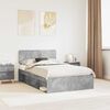 vidaXL Bed Frame with Headboard Concerte 120 x 200 cm Solid Pine Wood