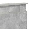 vidaXL Headboard with Headboard Concrete Grey 200 cm Engineered Wood