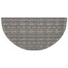 vidaXL Garden Table Grey 100x50x75 cm Poly Rattan