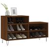 vidaXL Shoe Cabinet Brown Oak 102x36x60 cm Engineered Wood