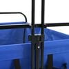 vidaXL Folding Hand Trolley Manual Blue 89 x 63 x 96 cm