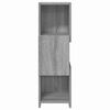 vidaXL Corner Cabinet Grey Sonoma 25.5x25x80cm Engineered Wood