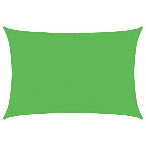 vidaXL Sunshade Sail 160 g/m&sup2; Light Green 3.5x4.5 m HDPE