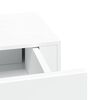 vidaXL Wall-mounted Drawer Shelf White 40x23.5x10 cm MDF