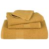 vidaXL Hand Towels "FROGN" 10 pcs Gold 50x100 cm 360 gsm