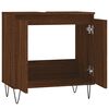 vidaXL Bathroom Cabinet Brown Oak 58x33x60 cm Engineered Wood