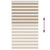 vidaXL Zebra Blind Sand Brown 130x230 cm Fabric Width 125.9 cm Polyester