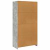 vidaXL Wardrobe Concrete Grey 100x50x200 cm Engineered Wood
