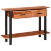 vidaXL Console Table Brown 110 x 30 x 75 cm Solid acacia wood