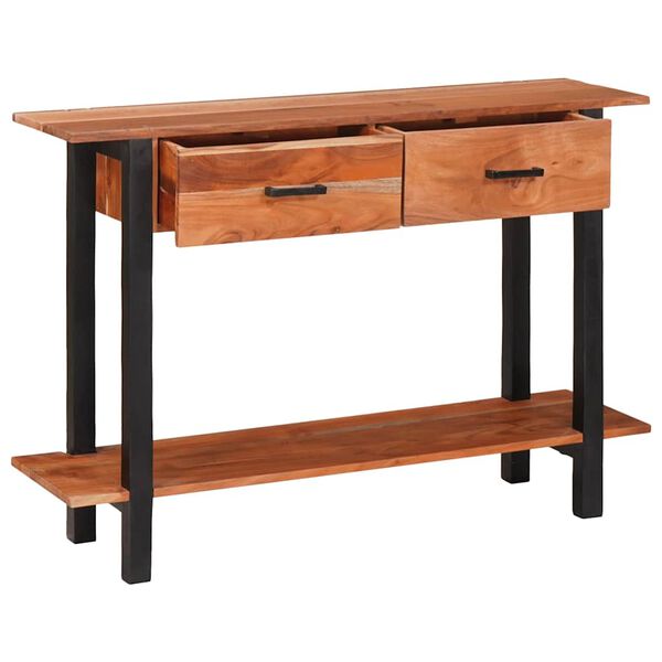 vidaXL Console Table Brown 110 x 30 x 75 cm Solid acacia wood