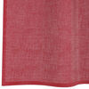 vidaXL Voile Curtains with Loops 2 pcs Wine Red 140x175 cm