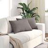 vidaXL Sofa Pillows 2 pcs Taupe 60 x 40 cm Fabric
