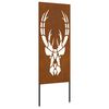 vidaXL Garden Privacy Screen Rusty 50 x 140 cm Weathering Steel