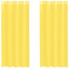 vidaXL Voile Curtains with Grommets 2 pcs Yellow