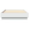 vidaXL Bed Frame without Mattress White 90x190 cm Single Engineered Wood