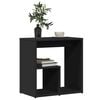 vidaXL Side Tables 2 pcs Black 50x30x50 cm Engineered Wood
