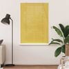 vidaXL Roller Blind with Curtains Manual Yellow 110 x 160 cm Bamboo