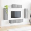 vidaXL TV Cabinet 5 pcs Grey Sonoma