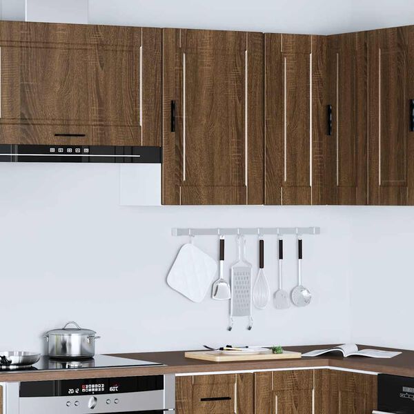 vidaXL Kitchen Wall Cabinet&nbsp;Porto Brown Oak Engineered Wood