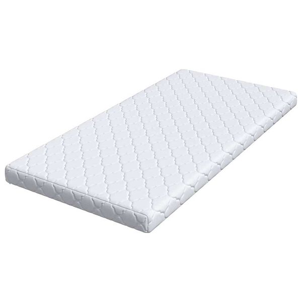 vidaXL Mattress White 90 x 200 cm PU Foam