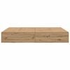 vidaXL Bed Frame with Storage Artisan oak 150 x 200 cm Engineered wood