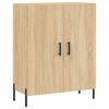 vidaXL Highboard Sonoma Oak 69.5x34x180 cm Engineered Wood