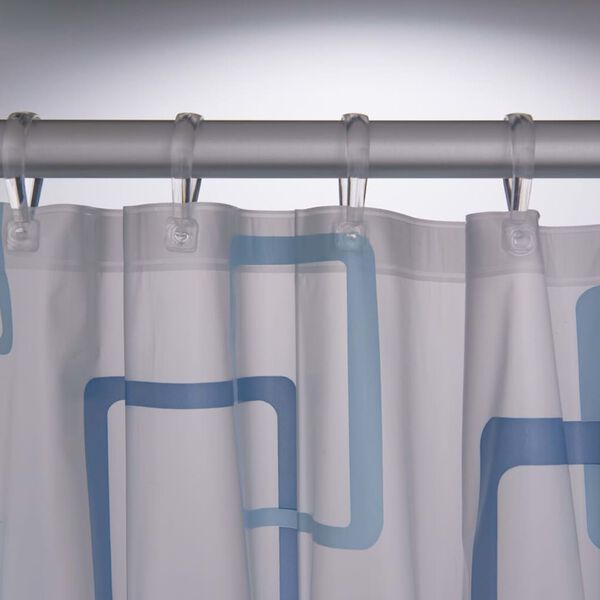 Sealskin Shower Curtain Retro 180x200 cm Blue