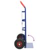 vidaXL Hand Trolley Blue and Red 57 x 46 x 113 cm Steel