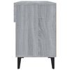 vidaXL Shoe Cabinet Grey Sonoma 102x35x55 cm Engineered Wood