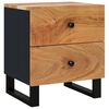 vidaXL Bedside Cabinets 2 pcs 40x33x46 cm Solid Wood Acacia