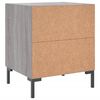 vidaXL Bedside Cabinets 2 pcs Grey Sonoma 40x35x47.5 cm Engineered Wood