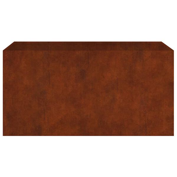 vidaXL Planter 80x40x40 cm Corten Steel