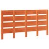 vidaXL Headboard Wax Brown 160.5 x 3 x 80 cm Solid Pine Wood